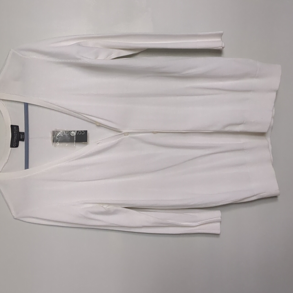 Covington Woman's White Cardigan